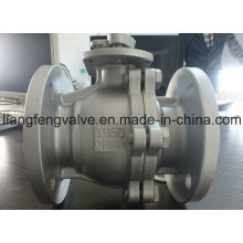 2PC Flange End of Ball Valve RF